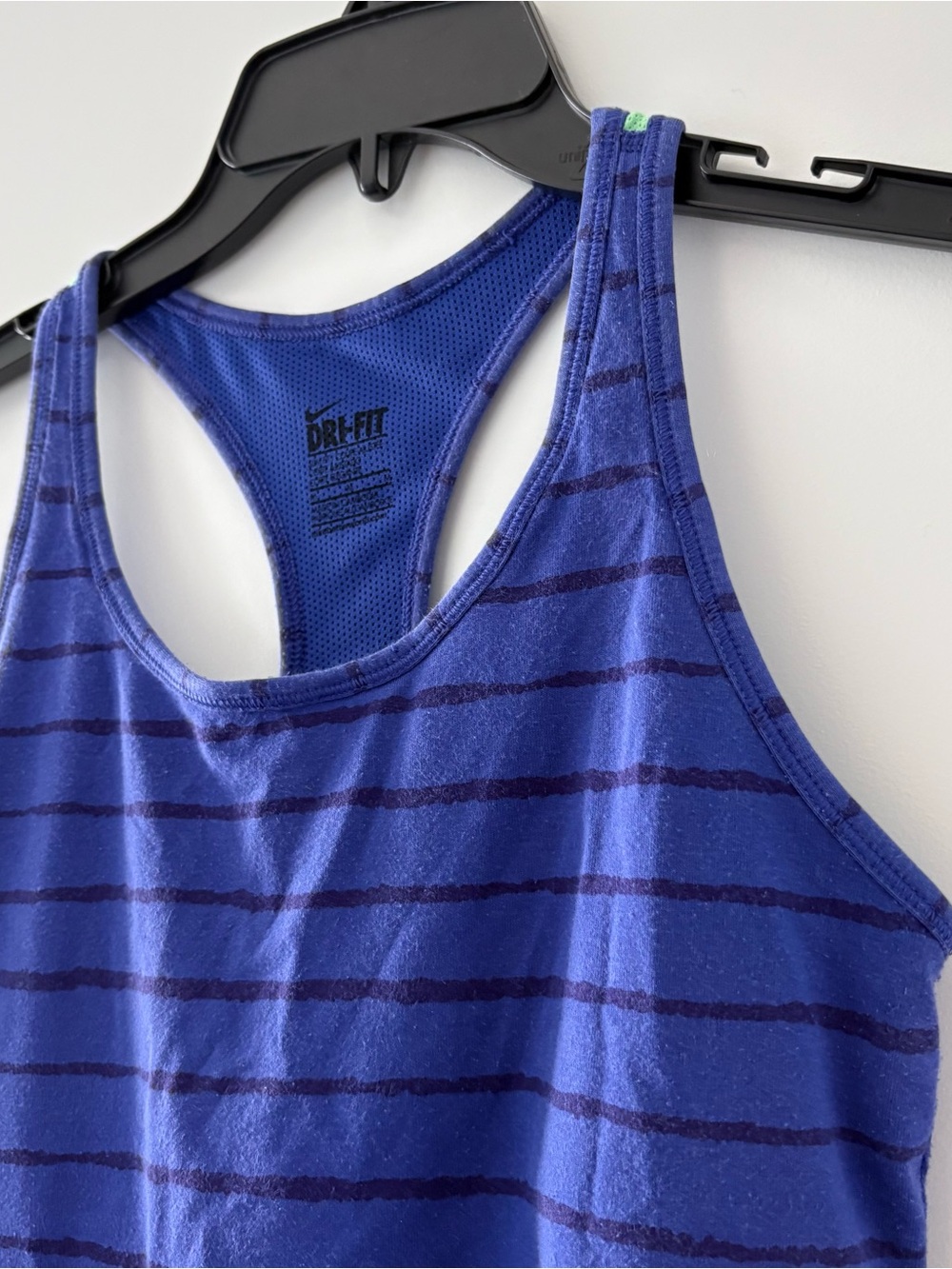 Nike Dri-FIT Blue Striped Racerback Tank Top - Picture 9 of 13
